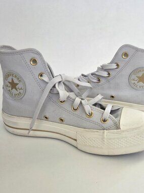 Converse Chuck TAS Lift Platform W8 High Top Barely Grey/Egret Tailored Lines